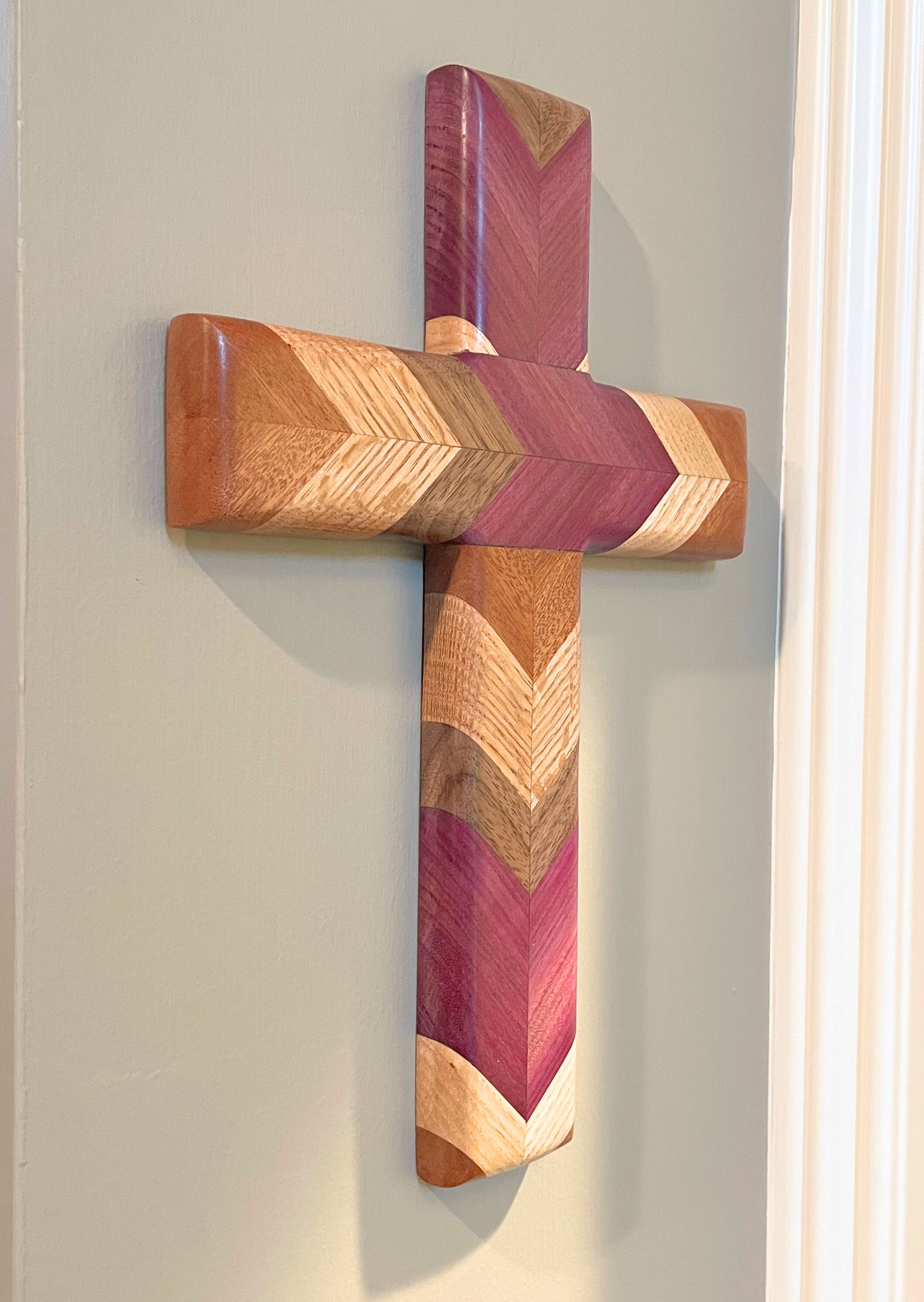 Purple Heart Chevron Cross