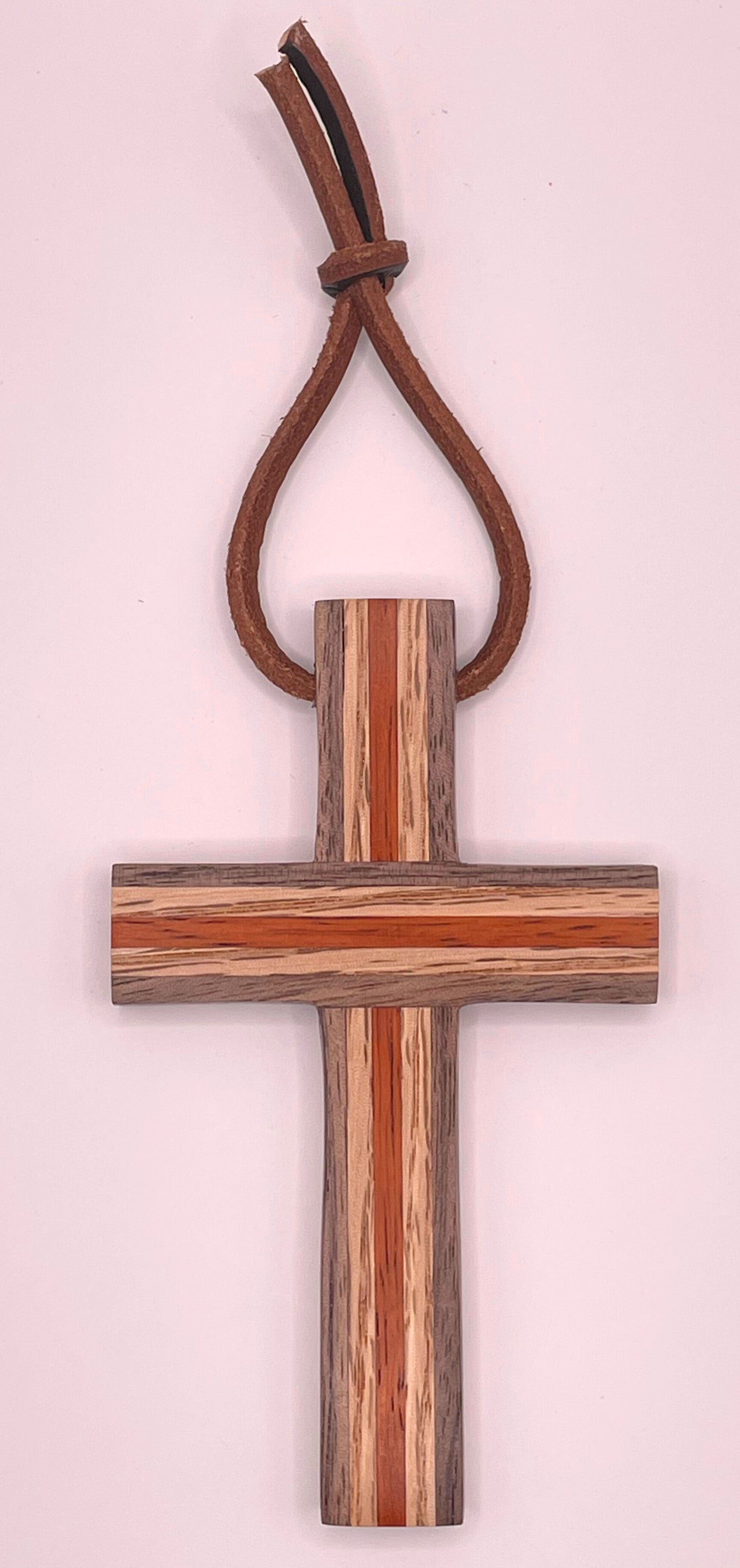 Red Oak Cross Ornament