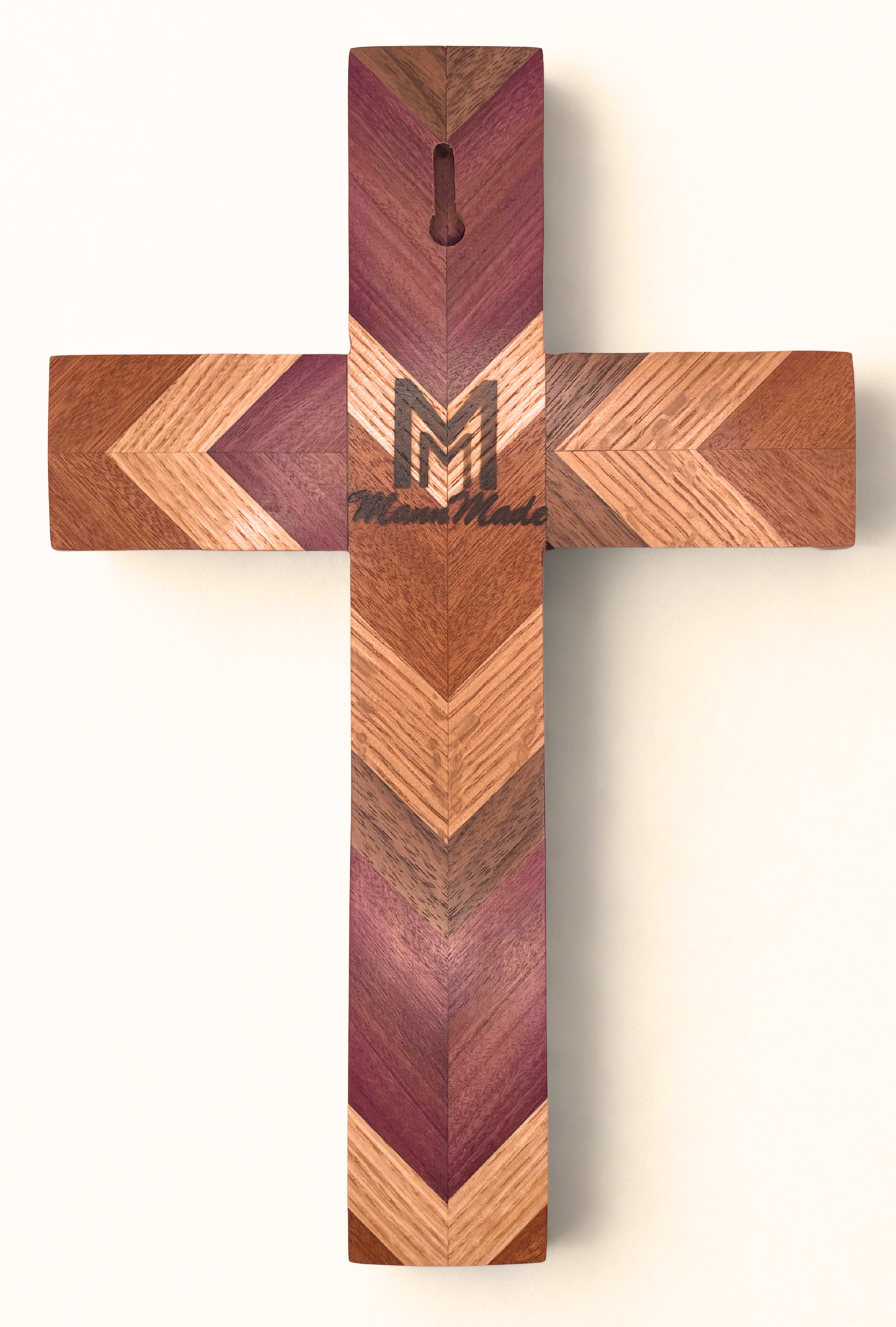 Purple Heart Chevron Cross