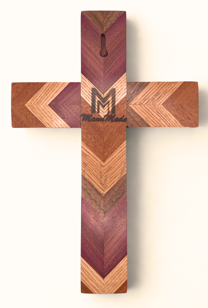Purple Heart Chevron Cross