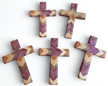 Purple Heart Chevron Cross