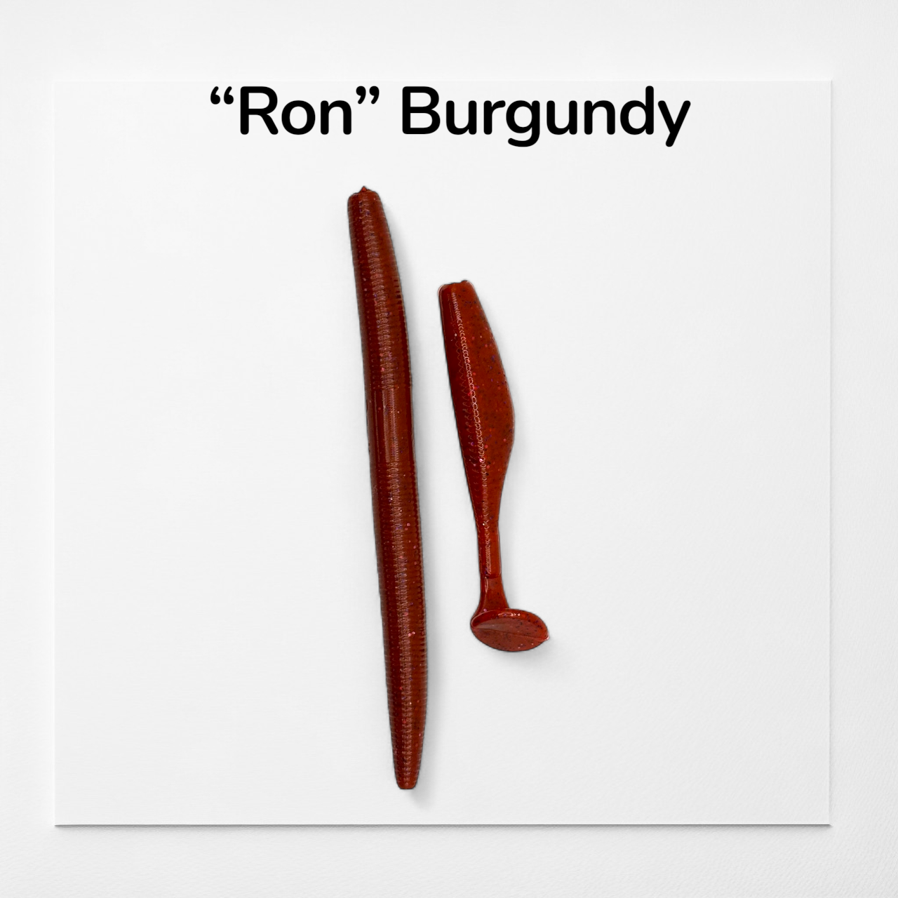 "Ron" Burgundy 3.2" Swimbait Lures, 5 pack