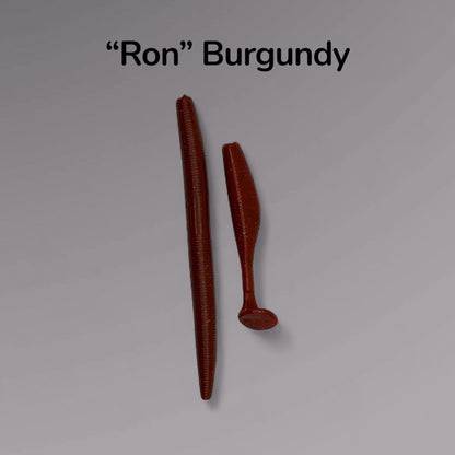 "Ron" Burgundy 3.2" Swimbait Lures, 5 pack